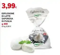 Basko Esplosione di latte saporosa di puglia offerta