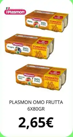Sanitaria Gaia Plasmon omo frutta offerta