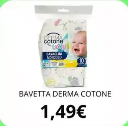 Sanitaria Gaia Bavetta derma cotone offerta