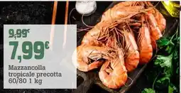 Banco Fresco Mazzancolla tropicale precotta 60/80 offerta