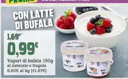 Banco Fresco Yogurt di bufala al naturale e fragola offerta