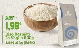 Banco Fresco Riso Basmati Le Voglie offerta