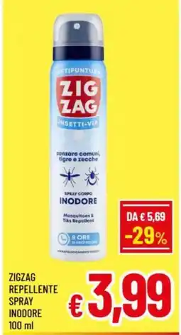 A&O Zigzag repellente spray inodore offerta