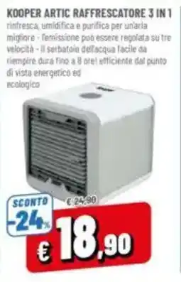 A&O KOOPER ARTIC RAFFRESCATORE 3 IN 1 offerta