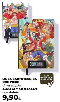 Ipercoop Linea cartotecnica ONE PIECE offerta