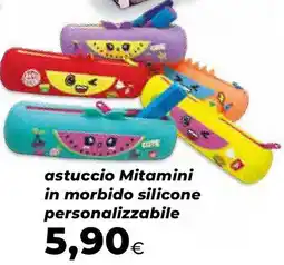 Ipercoop astuccio Mitamini in morbido silicone personalizzabile offerta