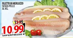 Il Genio Supermercato Filetto di merluzzo senza pelle offerta
