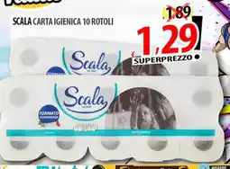 Il Genio Supermercato Scala carta igienica 10 rotoli offerta