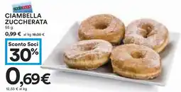 Coop Ciambella zuccherata offerta