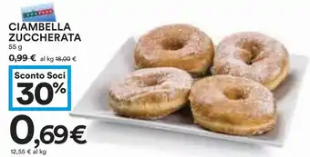 Coop Ciambella zuccherata offerta