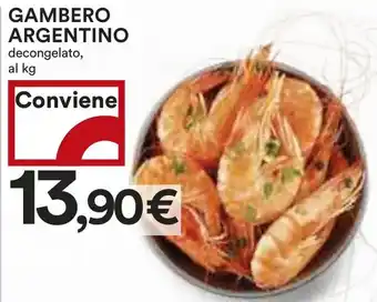 Coop Gambero argentino offerta