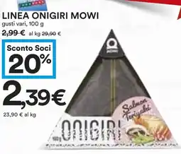 Coop Linea onigiri mowi offerta