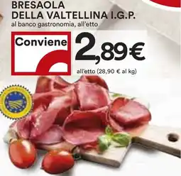 Coop Bresaola della valtellina i.g.p. offerta