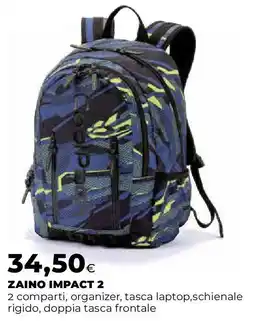 Ipercoop Zaino impact 2 offerta