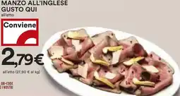 Coop Manzo all'inglese gusto qui offerta