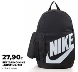 Ipercoop Set zaino nike +bustina zip offerta