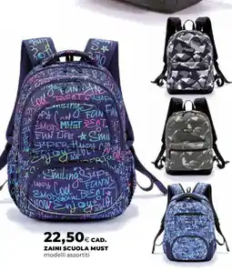 Ipercoop Zaini scuola MUST offerta