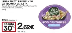 Coop Linea piatti pronti viva la mamma BERETTA offerta