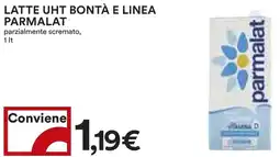 Coop Latte uht bontà e linea PARMALAT offerta