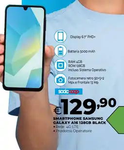 Ipercoop Smartphone SAMSUNG galaxy A16 128GB black offerta