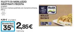 Coop Filetti di merluzzo gratinati FROSTA offerta