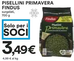 Coop Pisellini primavera FINDUS offerta