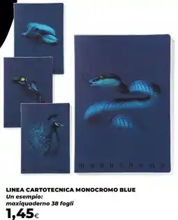 Ipercoop Linea cartotecnica monocromo blue offerta