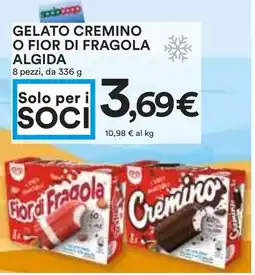 Coop Gelato cremino o fior di fragola ALGIDA offerta