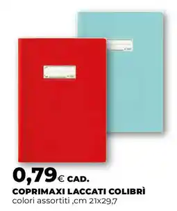 Ipercoop Coprimaxi laccati colibrì offerta