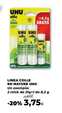 Ipercoop Linea colle re-nature UHU offerta