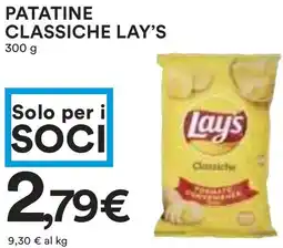 Coop Patatine classiche LAY'S offerta
