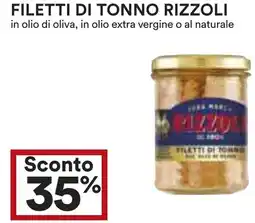 Coop Filetti di tonno RIZZOLI offerta
