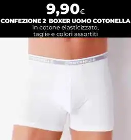 Ipercoop Confezione 2 boxer uomo COTONELLA offerta