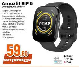 Extracoop Amazfit BIP 5 Go Bigger, Go Smarter offerta