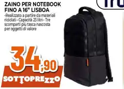 Extracoop Zaino per notebook fino a 16" LISBOA offerta