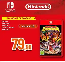 Extracoop Gioco nintendo switch 2 donkey kong bananza offerta