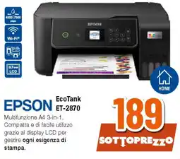 Extracoop EPSON EcoTank ET-2870 offerta