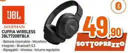 Extracoop Harman cuffia wireless JBLT720BTBLK offerta