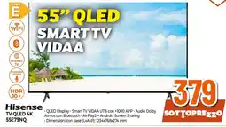 Extracoop Hisense TV QLED 4K 55E79NQ offerta