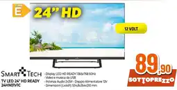Extracoop SMART TECH TV LED 24" HD READY 24HNO1VIC offerta