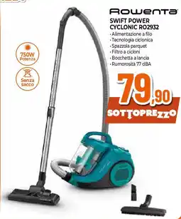 Extracoop Rowenta swift power cyclonic RO2932 offerta