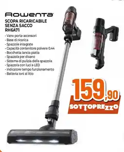 Rowenta scopa ricaricabile senza sacco RH6A71
