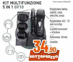 Extracoop Panasonic Kit multifunzione 5 in 1 GY10 offerta