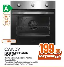 Extracoop Candy forno multifunzione FIDCX502IT offerta