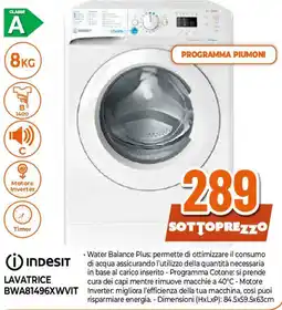 Extracoop Indesit LAVATRICE BWA81496XWVIT offerta