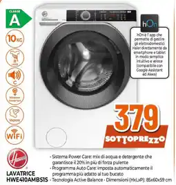 Extracoop Hoover LAVATRICE HWE410AMBSIS offerta