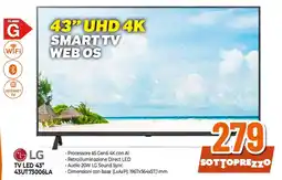 Extracoop LG TV LED 43" 43UT73006LA offerta