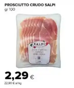 Tigre Amico Prosciutto crudo SALPI offerta