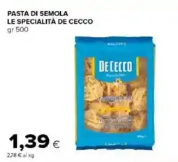 Tigre Amico Pasta di semola le specialità DE CECCO offerta