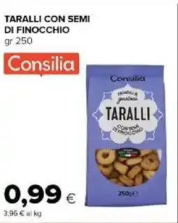 Tigre Amico Consilia taralli con semi di finocchio offerta